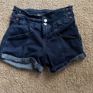 Denim shorts